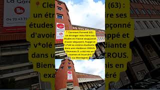 📍ClermontFerrand 63  un étranger venu faire ses études en France soupçonné davoir séquestré [upl. by Hsiri]