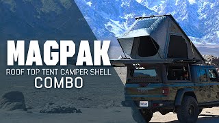 Introducing the MAGPAK Camper Shell  Roof Top Tent Combo [upl. by Karoly572]