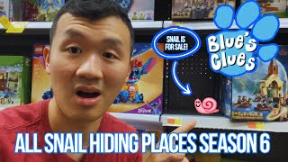 Blues Clues Season 6 All Snail Hiding Places [upl. by Lrat]