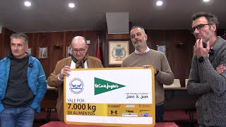 Etxebarri Entrega del talón solidarios Maratones Solidarios al Banco de Alimentos de Bizkaia [upl. by Anama]