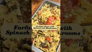 Farfalle Pasta Recipe 🍝 pastarecipe nomeat vegetarian pastalover healthylifestyle healthy [upl. by Audy38]