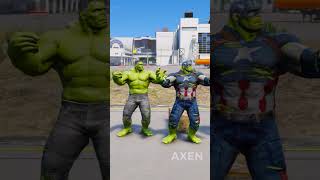 RANDOM SPIDERMAN VS CAPTAINHULK BATTLE gta5 hulk spiderman [upl. by Clarey352]