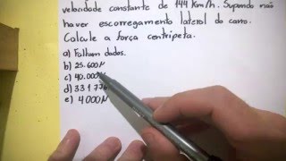 Exercícios Resolvidos Força Centrípeta Vídeo Aula de Física 01 [upl. by Restivo158]