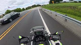 Honda nc750x DCT Ride 59  Road Trip Waynesboro To Amherst  insta360acepro djimic2 [upl. by Geithner]