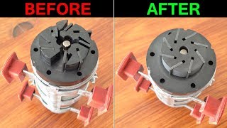 How to fix a central locking vacuum PUMP broken ROTOR  Mercedes SL R230 CL C215 S W220 [upl. by Nedrob238]