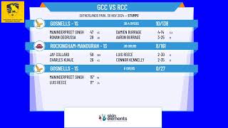 Gosnells  1s v RockinghamMandurah  1s [upl. by Aelegna]