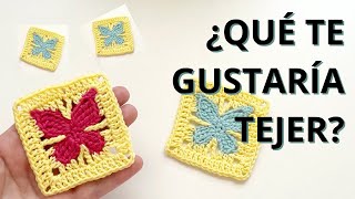 Crochet Mariposas Granny Square Tutorial [upl. by Torosian]