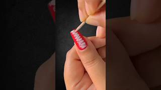 Red Nails design  How to make red nails in 19 sec nails nailart nailgoals naillover naildesign [upl. by Roberts340]