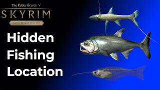 Skyrim Hidden Fishing Location Catch Glass Catfish [upl. by Heid]