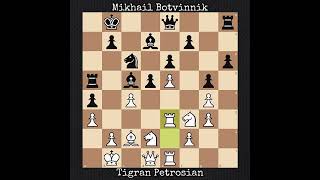 Tigran Petrosian vs Mikhail Botvinnik  Moscow Russia  1951 [upl. by Norre]