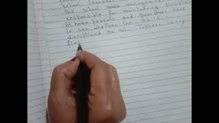 Value of Discipline Paragraph writing in English Essay on Discipline English Language Discipline [upl. by Haimorej]