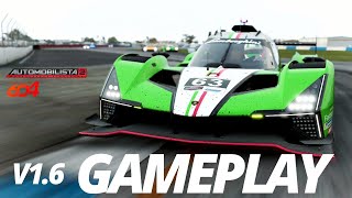 Exclusive Preview Automobilista 2 v16  1 Hour with the Lamborghini SC63 at Sebring [upl. by Marcel327]