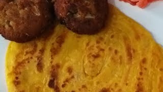 kolkata restaurant style Shami kabab Multilayered sheermaal paratha [upl. by Carine]