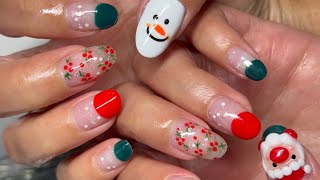 Christmas nails Featuring Beetles Gel Polish products [upl. by Ia]