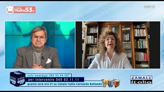 Marinella Mondaini quotNavalnyj è un progetto dei servizi segreti occidentaliquot  Canale Italia [upl. by Einnalem]