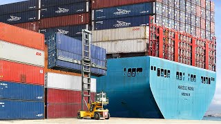 The Genius Solutions Seaports Found to Load World Largest Container Ships [upl. by Modesty427]