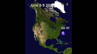 2027 Atlantic hurricane season animation short ep1 mayJune 2027 hurricaneanimation [upl. by Eilsew]