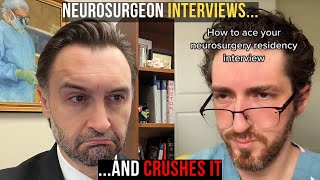 NEUROSURGEON Reacts to Dr Glaucomflecken  How to Ace Your Neurosurgery Residency Interview [upl. by Willabella]