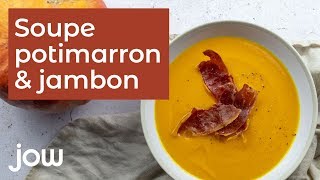 Recette de la soupe potimarron amp jambon [upl. by Ggerg]