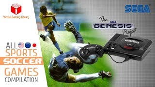 All SEGA GenesisMega Drive Soccer Games Compilation  Every Game USEUJPBR [upl. by Zapot]