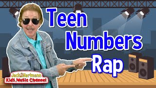 Teen Numbers Rap  Jack Hartmann [upl. by Belayneh]