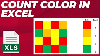 How to Count Cells by Color in Microsoft Excel  Count Colored Cells [upl. by Yhtac]