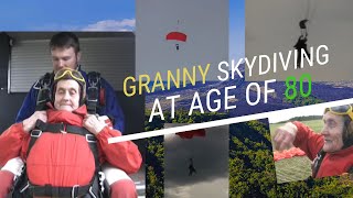 🇪🇪 Who is this old woman skydiving [upl. by Ikairik]