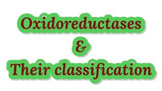 Oxidoreductase  Definition  Detailed Classification of oxidoreductases in Biochemistry [upl. by Riorsson]