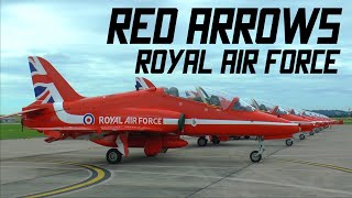 RED ARROWS  Royal Air Force  Yeovilton  Flugshow  2017 [upl. by Ahsinnek927]