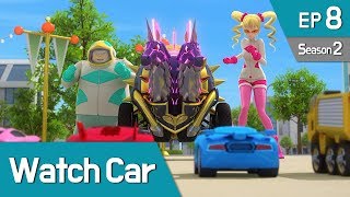 Power Battle Watch Car S2 EP08 Attack at the Themepark [upl. by Mercorr372]