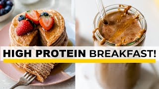 5 HEALTHY BREAKFAST IDEAS  easy highprotein recipes [upl. by Rima]