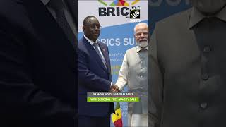 PM Modi holds bilateral talks with Senegal President Macky Sall [upl. by Maller]