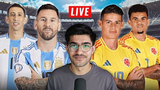 ARGENTINA vs COLOMBIA  Copa America 2024 Final WATCHALONG [upl. by Nolasba708]