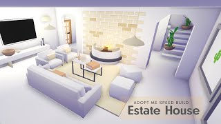 🍨House in vanilla shades Estate House Adopt Me Speed BuildRoblox🍨 [upl. by Thora34]