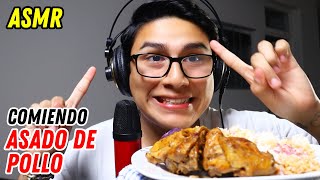 ⭐ COMIENDO ASADO DE POLLO PERUANO peruvian food comida peruana 🍗🍚  ASMR MUKBANG [upl. by Deny]