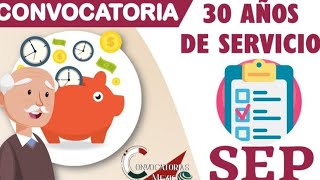 Convocatoria 30 años de servicio 20222023  EMPLEO 💯  REQUISITOS  DOCUMENTOS  Bolsa de trabajo [upl. by Simpkins]