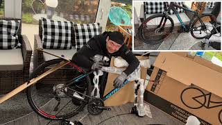 Seriouse Fahrrad Serious Tenaya schwarz Unboxing MTB ausgepackt [upl. by Mayhew386]