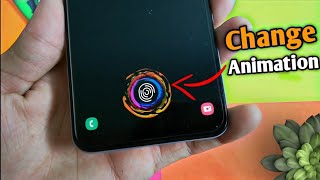 How To Change Fingerprint Animation In Samsung Galaxy A50 2020 Trick [upl. by Giark134]