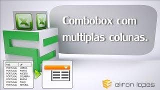 Tutorial Excel  VBA Criando combobox de múltiplas colunas [upl. by Aliab626]