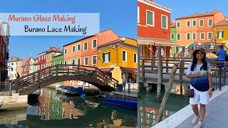 Experience Murano glass making  Burano lace making tour  Venice day trip  Venice islands [upl. by Eifos]