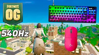 SteelSeries Apex Pro TKL ASMR 😴 Fortnite OG Reload 🏆 Satisfying Keyboard Fortnite 360 FPS 4K [upl. by Renny]