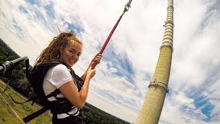 DreamJump 222m Dream Tower Głogów  Skok z komina [upl. by Else46]