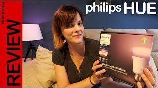 Philips HUE review la iluminación inteligente ecológica y colorida [upl. by Lehplar]