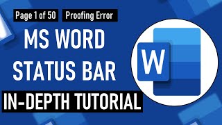 How to Use and Customize Status Bar in Microsoft Word [upl. by Johnette699]