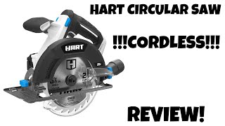 HART 20V Cordless 65Inch Circular Saw REVIEW [upl. by Atteram955]