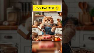 Hungry Cats Kitchen Hack A DIY Hotdog Tale🥺 shorts aicat cat diy catstory catlover aiimages [upl. by Guttery]