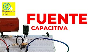 FUENTE CAPACITIVA PARA LÁMPARAS LED DE 12W [upl. by Charissa]