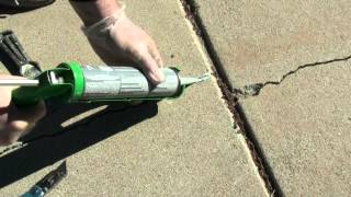 How to Fix a Crack in a Driveway [upl. by Egoreg]