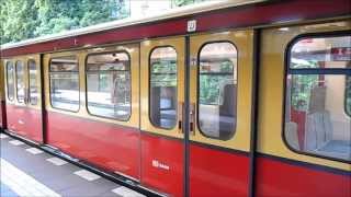 SBahn Berlin  Züge im SBahnhof Hohenzollerndamm HD [upl. by Nnylsoj646]