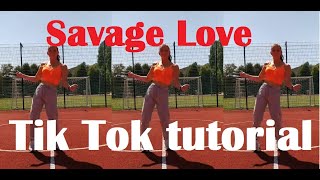 Savage Love  Jason Derulo Tik Tok Dance tutorial by Mary  Tik Tok Dance style  Choreograhy [upl. by Jacinda]